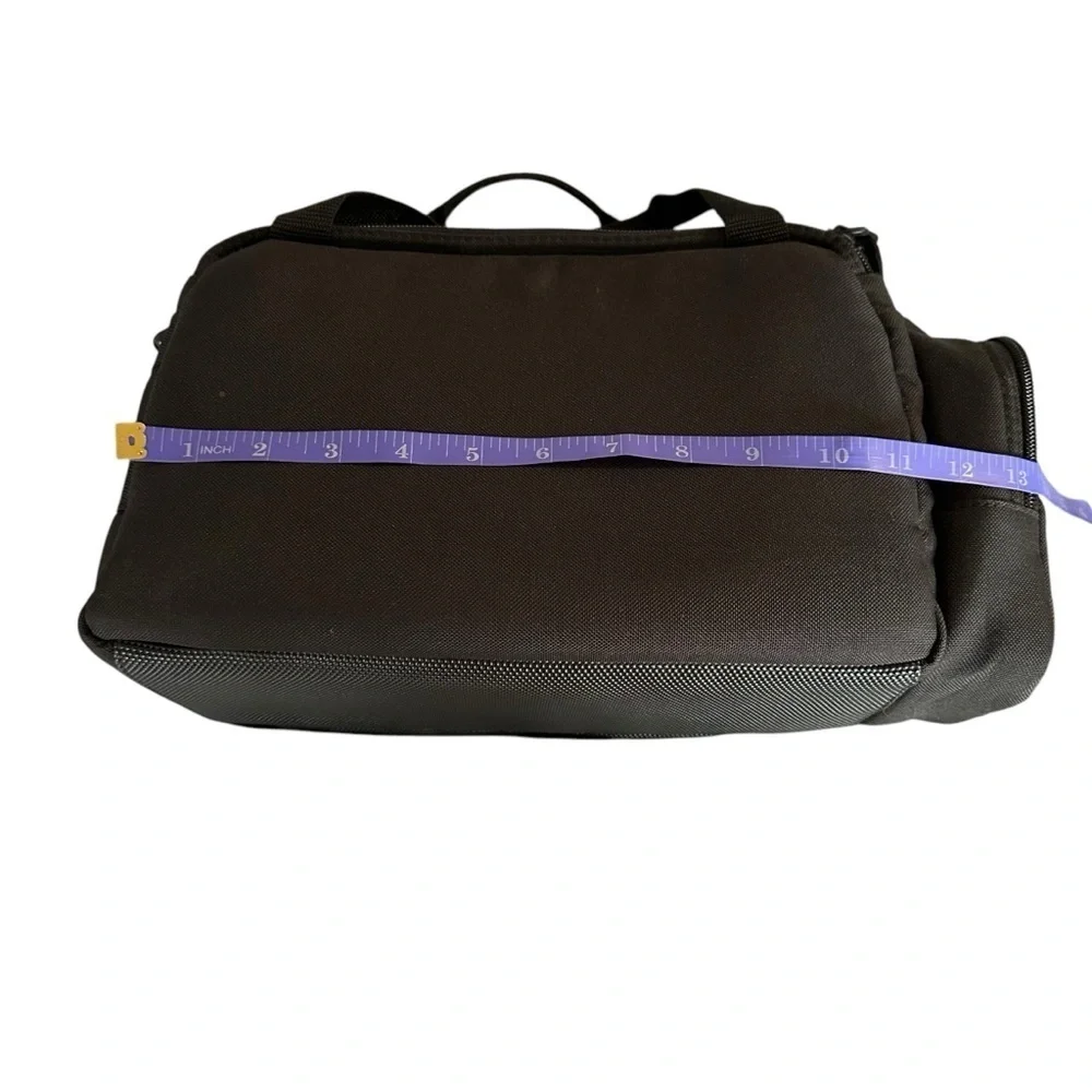 Black Camera Duffel Bag with Durable Material and Smooth Texture